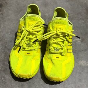 adidas Kids Neon Yellow NMD Lightweight Sneakers